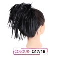 thumbnail image 2 of Pièce de Cheveux Chignon Désordonné Tousled Updo Élastique en Fibres Synthétiques Extension de Queue de Cheval, 2 of 7