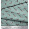 thumbnail image 2 of Soimoi Modal Satin Fabric Dalmatian Dog Fabric Prints by Yard 42 Inch Wide, 2 of 3