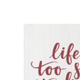 thumbnail image 3 of Dessus de boîte artistique Life is Too Short, 3 of 5