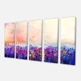 thumbnail image 2 of Abstract Flower Watercolor Painting - Large Floral Canvas Art Print, 2 of 3