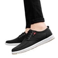 thumbnail image 3 of Kcodviy Men Shoes Canvas Shoes Classic Men Nylon Sneaker High Soled Men Canvas Sneaker Shoes Men Shoes Sports Casual Shoes Sneaker Shoes Men Casual for Men, 3 of 9