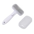 thumbnail image 3 of Auto Brosse pour Animaux de Compagnie, ABS Rapide Épilation Brosse Slicker pour Animaux de Compagnie Multifonctionnelle Poignée Confortable pour la Maison en Acier Fil Tête en Caoutchouc Gris, 3 of 8