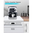 thumbnail image 2 of BLACK+DECKER Portable Dishwasher, 18 inches Wide, 8 Place Setting, White, 2 of 8