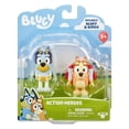 thumbnail image 1 of Bluey Figure 2Pk Action Hero Bluey & Bingo, 1 of 4