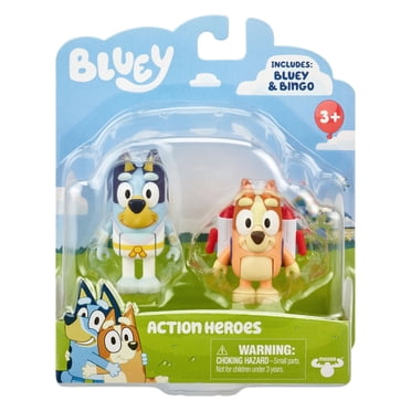 Bluey Figure 2Pk Action Hero Bluey & Bingo