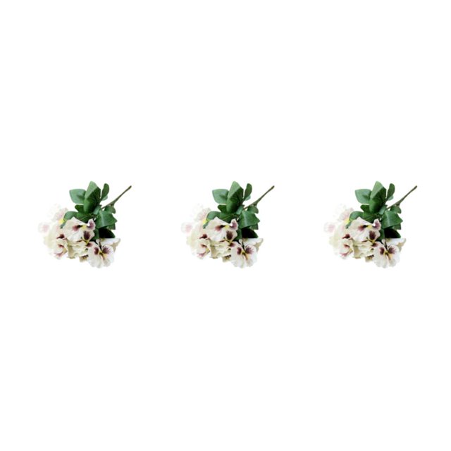 Decodeary Realistic Appearance Flower Decoration For Low Maintenance Garden Easy To Clean Cloth Decorations Fake Plants Flowers JH1237 3Set