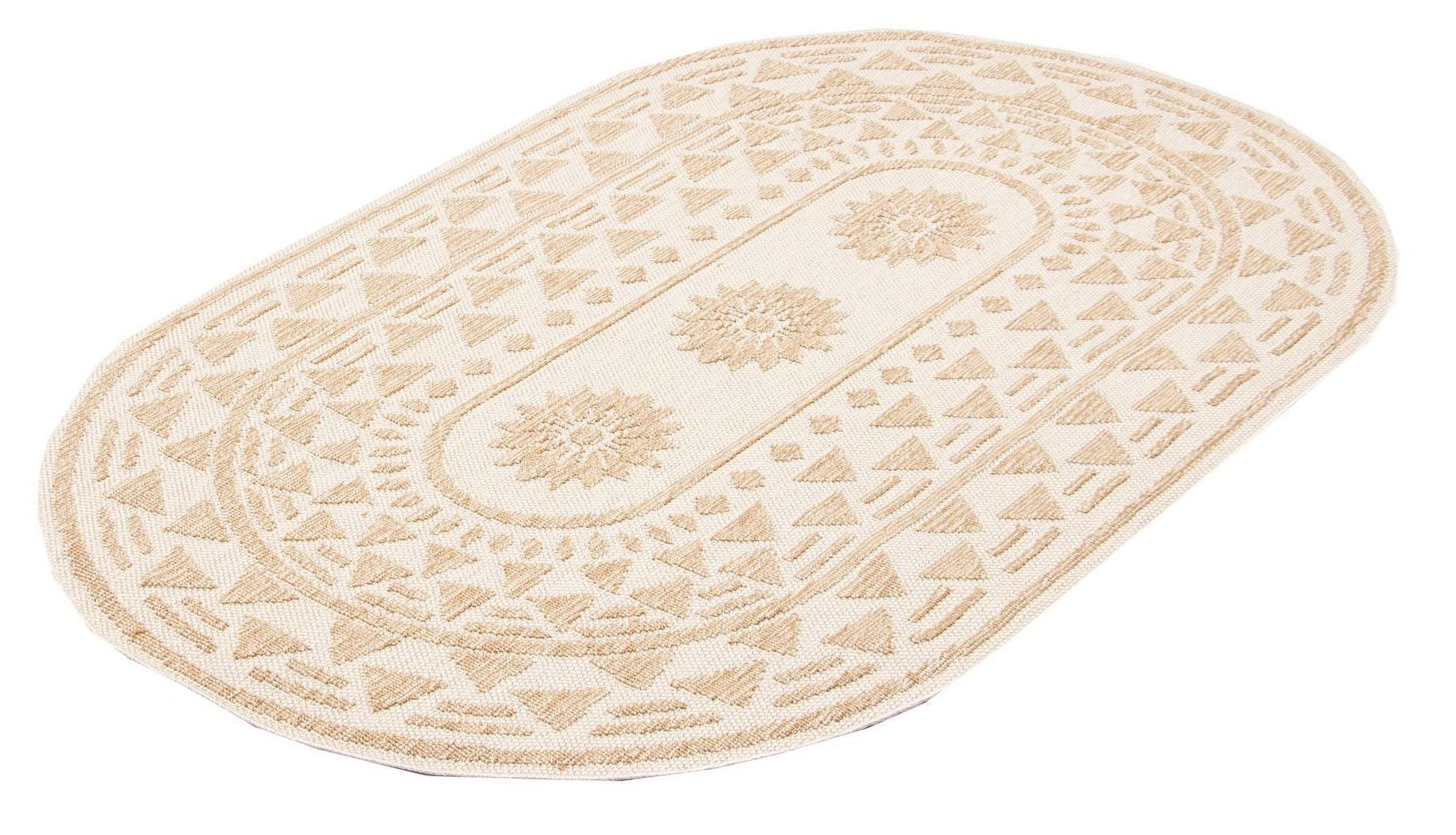 ECARPET Jute Style Area Rug for Bedroom, Living Room, Dining Room Finley Collection