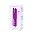 thumbnail image 1 of Le Wand Chrome Deux Rechargeable Silicone Mini Vibrator Dark Cherry, 1 of 9