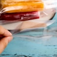 thumbnail image 4 of 200 Pack Popsicle Bags for Freezing Clear Food Grade Plastic Wrappers with Hot Seal  Leak Proof Ice Cream, Candy & Treat Bags 3.1×7.4", 4 of 9