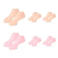 thumbnail image 4 of pitrice Moisturizing Silicone Foot Mask For Smooth Heels Spa Pedicure Moisturizing Socks Exfoliating Socks pink 1 pair, 4 of 6