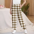 thumbnail image 1 of Cowsor Girls Graphic Print Sweatpants Athletic Drawstring Joggers Cute Track Pants with Pockets for Kids, 1 of 6