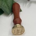 thumbnail image 2 of WHEANG Home Decor Fire Lacquer Seal Retro English Letter Copper Headquets Seal Wax Hand Account Seal and Copper Chapter Bronze Head One Size Multi-Color, 2 of 4