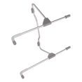 thumbnail image 3 of Tablet Stand Adjustable, Foldable Heat Dissipation Foldable Tablet Stand Damping Adjustment With Nonslip Silicone Base For Laptop For Tablet Silver Gray, 3 of 8