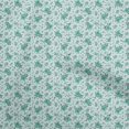 thumbnail image 1 of oneOone Georgette Viscose Sea Green Fabric Florals Craft Projects Decor Fabric Printed By The Yard 42 Inch Wide, 1 of 4
