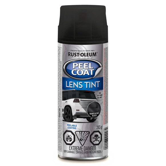 Rust-Oleum Peel Coat Black Lens Tint Spray Paint 283grams