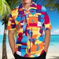 thumbnail image 3 of Chemise Hawaïenne pour Homme Chemises de Plage Tropicales, 3 of 7