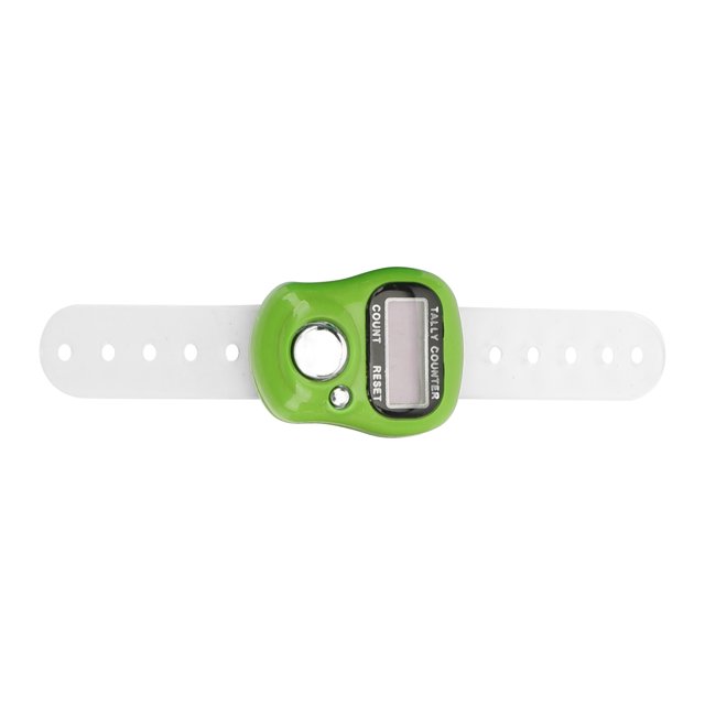 Finger Tally Counter, 5 Digit Electric Fast Response LCD Hand Tally Counter for Praying Walking