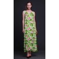 thumbnail image 4 of Bimba Robe Longue Maxi de Soirée pour Femmes en Rayonne à Imprimé Floral, Dos Nu, à Bretelles Spaghetti - Grande, 4 of 5