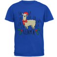 thumbnail image 1 of Christmas Fa La Llama Mens Soft T Shirt, 1 of 1
