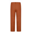 thumbnail image 4 of EOYWHK Short de Bain pour Homme Pantalon en Lin Jambe Droite Pantalon Ajusté Compression Pantalon Habillé Couleur Unie Pantalon de Course Randonnée, 4 of 6