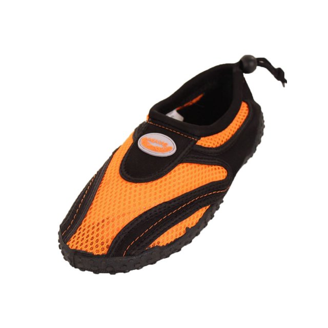 Women's Drawstring Aqua Sock Adjustable Water Shoe Beach Slip On