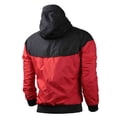 thumbnail image 4 of KIHOUT Men's Waterproof Shell Jacket Windbreaker Hooded Colorblock Rain Coat for Outdoor Hiking Climbing Traveling, 4 of 4