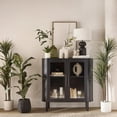thumbnail image 2 of Bouclair Black Ceramic Table Lamp, 2 of 10