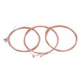 thumbnail image 1 of Acoustic Guitar Strings, Steel Universal Practical Replacement Guitar Strings, Anti-rust Classic Guitar For Folk Guitar Acoustic Guitar 3Set Rose Copper Strings, 1 of 8