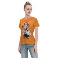 thumbnail image 4 of T-Shirt Basique à Manches Courtes pour Femmes Demon Slayer : Koiju et Nidouzi, 4 of 6