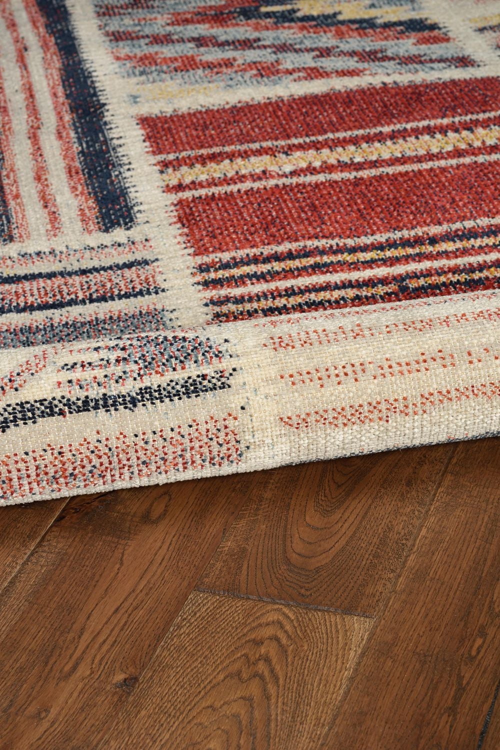 Tapis d'appoint Grand Zéro Giles ivoire & bleu de 3 pi x 5 pi