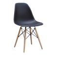 thumbnail image 2 of ViscoLogic PRAGUE Eames Style Eiffel Side Dining Chairs, Black (Set of 2), 2 of 3