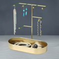 thumbnail image 4 of Xingzhi Jewelry Organizer Stand Tray Display Rack for Rings Gold Marbling, 4 of 9