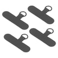 thumbnail image 1 of 10Pcs Phone Tether Tab , Universal Cell Phone Lanyard Patch Black White Steel ABS Lightweight Attached Firmly Easy Install , Phone Strap Replacement Part for All Full Phone Cases, 1 of 8