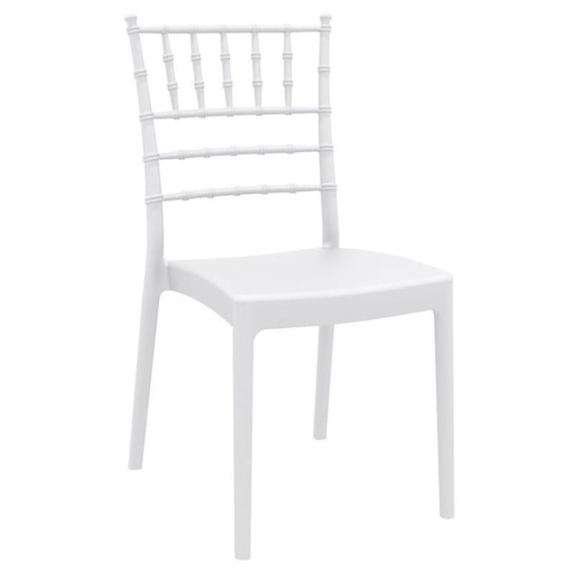 Compamia Josephine Patio Dining Chair in White