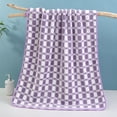 thumbnail image 1 of Cloth Towel Purple Corals Fleece Small Round Grids Quick Drying Towel Strong Water Absorption Soft Warm Comfortable No Lint(1-Piece) Rkxzt, 1 of 9
