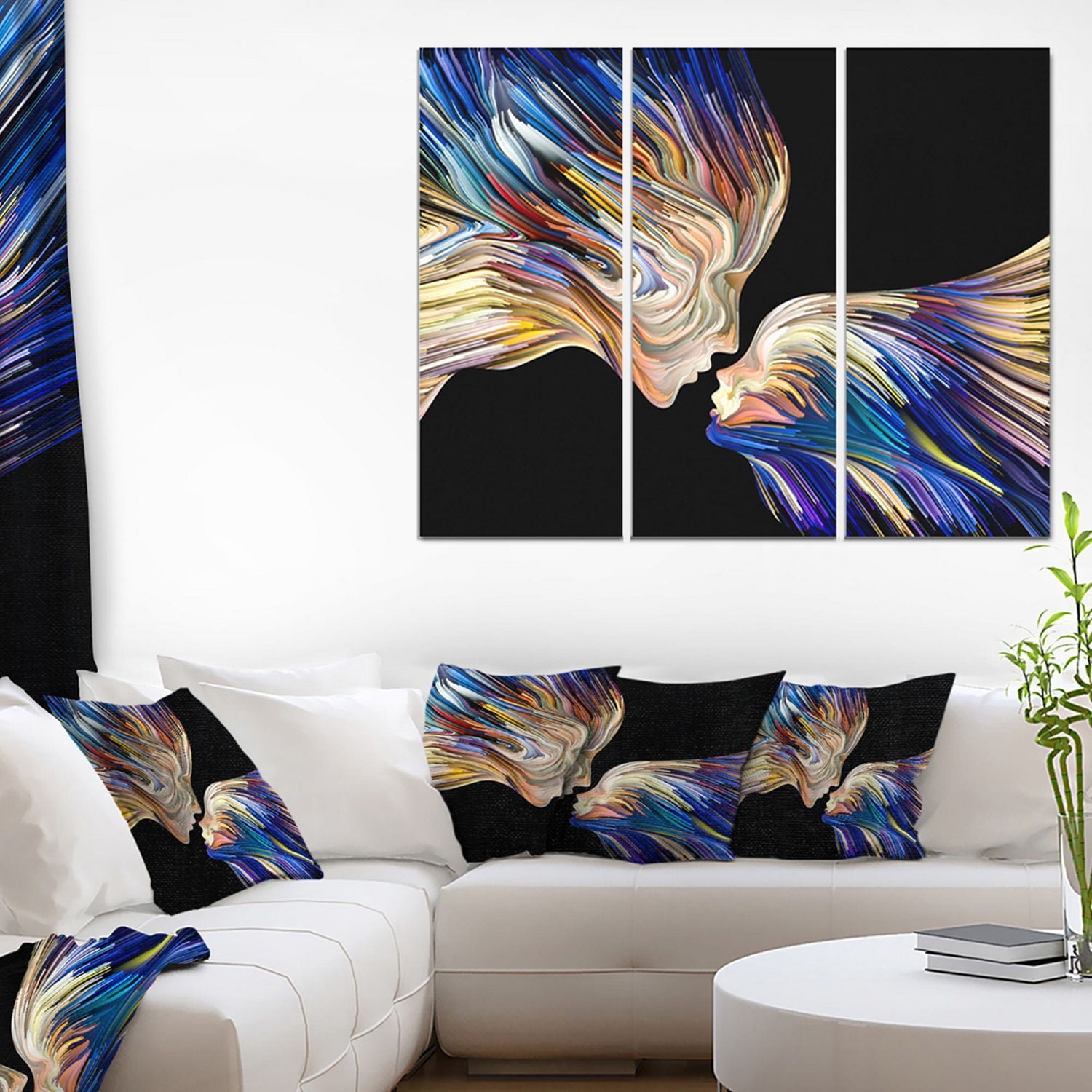 Design Art Metaphorical Mind Painting Canvas Print