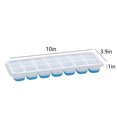 thumbnail image 3 of Meitianfacai Ice Cube Trays Silicone Ice Cube Trays with Removable Lid, Easy-Release Flexible 14-Cube Ice Trays, BPA Free, Stackable Ice Trays with Covers for Cocktail, Freezer, Blue, 3 of 6