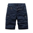thumbnail image 1 of LSLJS Men Casual Fashion Solid Shorts With Multi-pocket Button Zipper Shorts Pants, Mens Shorts Summer Clothes, 1 of 5