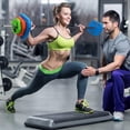 thumbnail image 3 of Kojooin Multi-Functional Adjustable Portable Changeable Dumbbell and Barbell Kettlebell Set 40LB, Black, PU, Padded Grip, 22LB Max Weight, Barbell for Home Gym Suitable Men/Women, 3 of 5