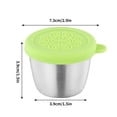 thumbnail image 3 of Tasse en Acier Inoxydable 304 avec Couvercle à Ruban en Stock Extérieur Portable Trempette, 3 of 5