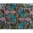 thumbnail image 4 of oneOone Georgette Viscose Fabric Leaves & Floral Block Print Fabric BTY 42 Inch Wide, 4 of 4