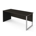 thumbnail image 1 of Bestar Pro-Concept Plus 71W Table Desk with Rectangular Metal Leg in deep grey & black, 1 of 2