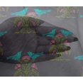 thumbnail image 4 of oneOone Viscose Chiffon Fabric Bird & Tree Block Printed Fabric 1 Yard 42 Inch Wide, 4 of 4