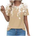 thumbnail image 1 of Birdeem Womens Round Neck Fashionable Casual Short Sleeved Spring/Summer Top, 1 of 12