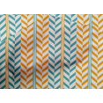 thumbnail image 4 of oneOone Coton Tissu Cambier Rayure & Chevrons Imprimé Géométrique Tissu BTY 56 Pouces de Large, 4 of 4