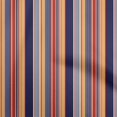 thumbnail image 1 of oneOone Georgette Viscose Navy Blue Fabric Stripes Sewing Craft Projects Fabric Prints By Yard 42 Inch Wide-KB, 1 of 4