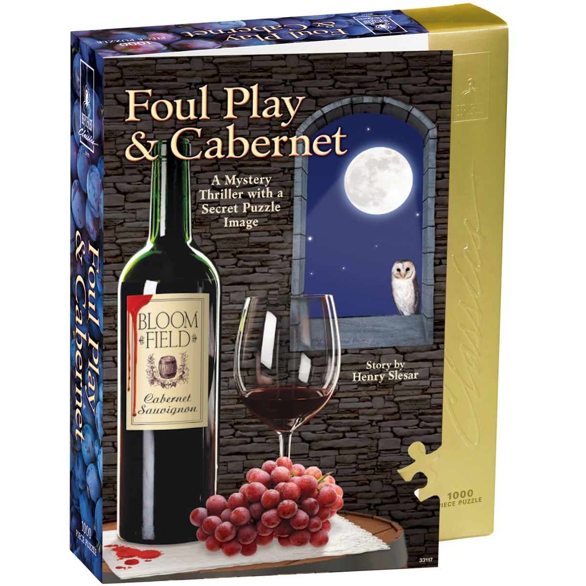 Jigsaw Shaped Puzzle 1000 Pieces 23"X29"-Foul Play & Cabernet