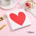 thumbnail image 1 of Birdeem Valentines Day Napkins,Paper Napkins for Party,Disposable Dinner Napkins with Festive Patterns,Ideal for Romantic Table Decorations,100 Count (5 Packs of 20), 1 of 6