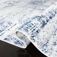 thumbnail image 5 of SAFAVIEH Amelia Collection ALA700B Modern Abstract Non-Shedding Living Room Bedroom Dining Home Office Area Rug, 8' x 10', Ivory / Navy, 5 of 5