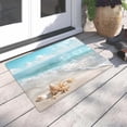 thumbnail image 5 of Summer Beach Coastal Doormat Non Entryway Rug Mat for Indoor Outdoor Use Welcome Ocean Design Floor Carpet for Balcony Yard Front Door, 5 of 5
